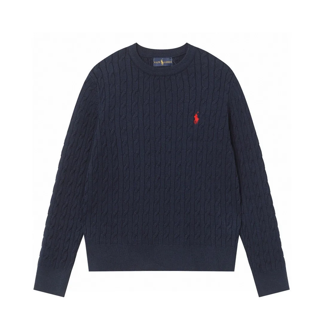 P186 Style No.: 601 -Ralph Lauren RL classic war horse logo embroidered pullover long-sleeved sweater on the chest -The item is made of custom-dyed and custom-spun yarn, purchased from the original version. A full set of customized accessories. Details determine success or failure. Heavy new autumn and winter product. High weight. Soft and delicate. The upper body effect is very nice. Loose fit. Women's model. -Color: white, gray, navy blue, red, khaki, blue, pink. -Sizes: S / M/ Ｌ S size 80-100 jins, M size 100-120 jins, Large size 120-135 jins